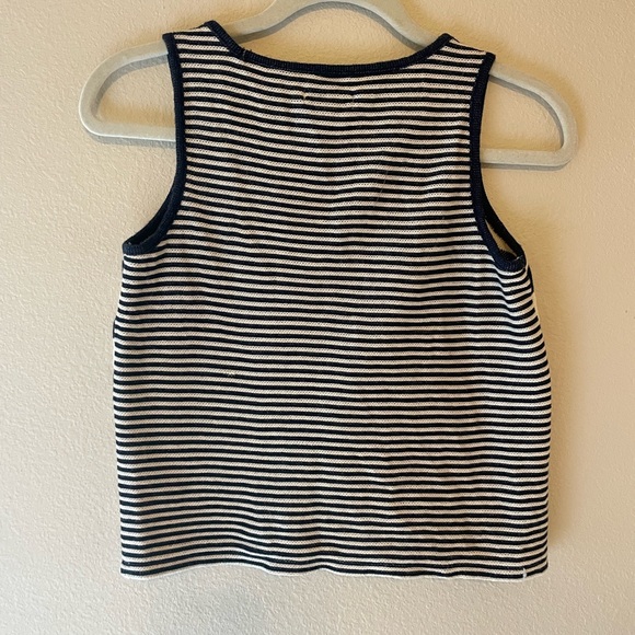 Madewell Coastland Stripe 100% Cotton Tank | Sz XS - Picture 5 of 6